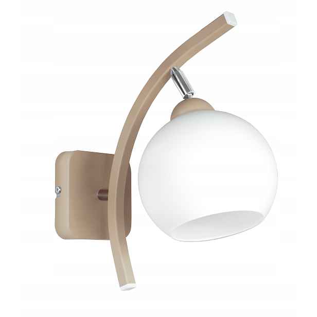 Nástěnná lampa nástěnná Klosz Mléčná béžová nástěnná lampa nástěnná svítidla