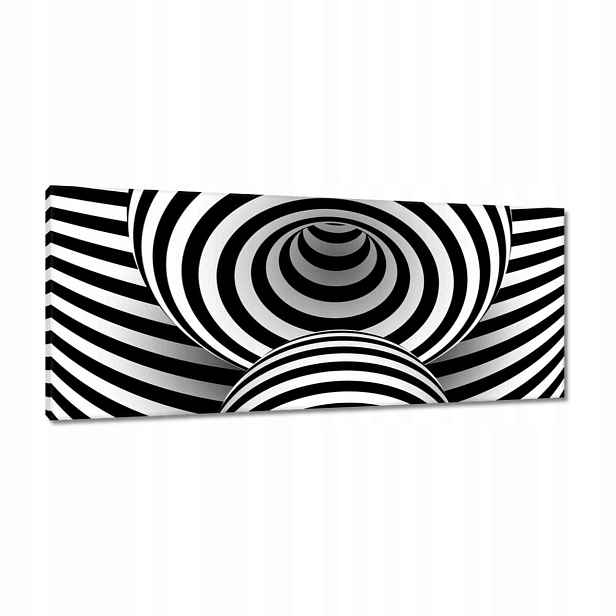 Obrazy 100x40 Abstrackja černobílá