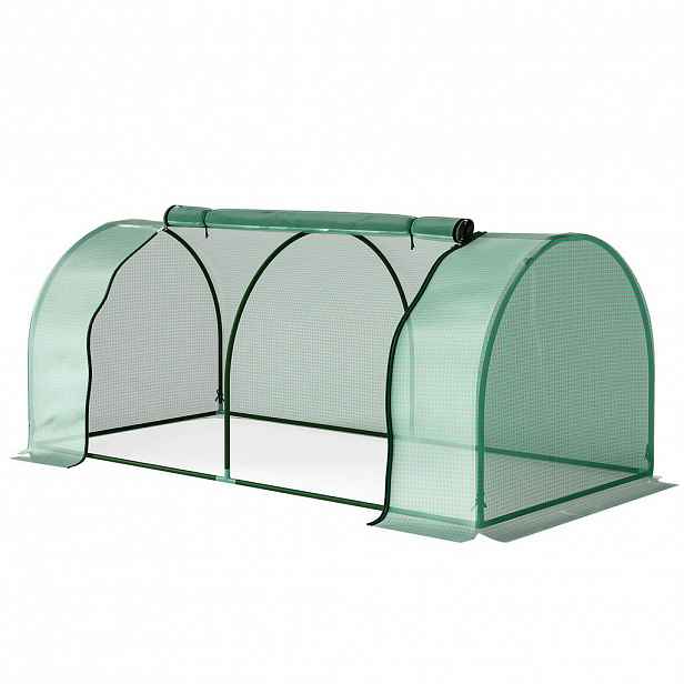 Outsunny SKLENÍK, 200L x 100B x 80H cm