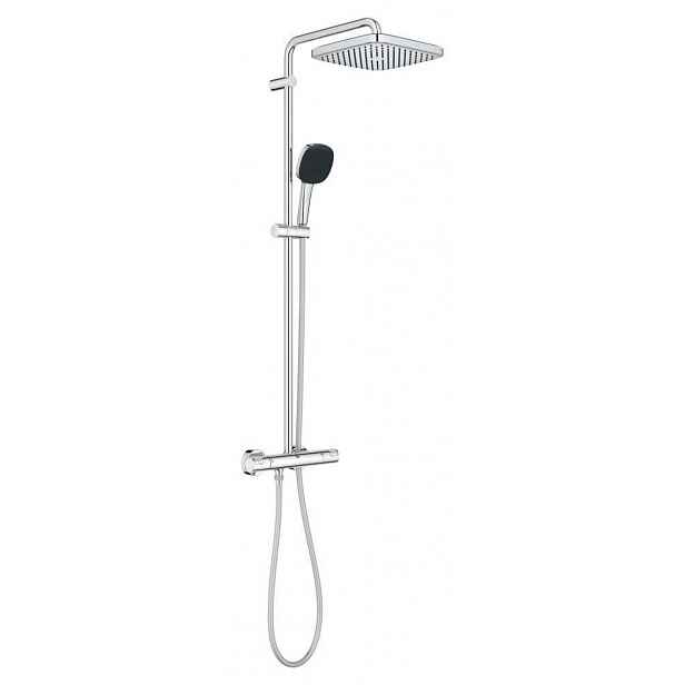 Sprchový systém Grohe Vitalio Comfort System s termostatickou baterií chrom 26696001