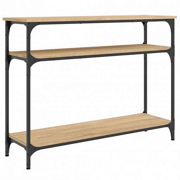 vidaXL Konzolový stolek dub sonoma 100 x 29 x 75 cm kompozitní dřevo