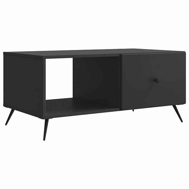 vidaXL Konferenční stolek Černá 90 x 50 x 40 cm Kompozitní dřevo