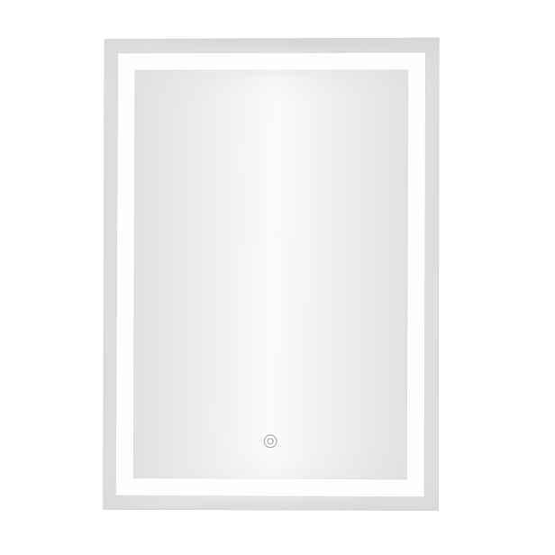 MODERNHOME Nástěnné LED zrcadlo CIRICLE 50x70 cm čiré