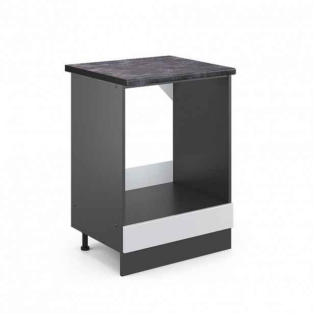 Vicco SKŘÍŇKA NA VESTAVĚNOU TROUBU R-Line Bílý venkovský dům 60 cm , PD Antracit