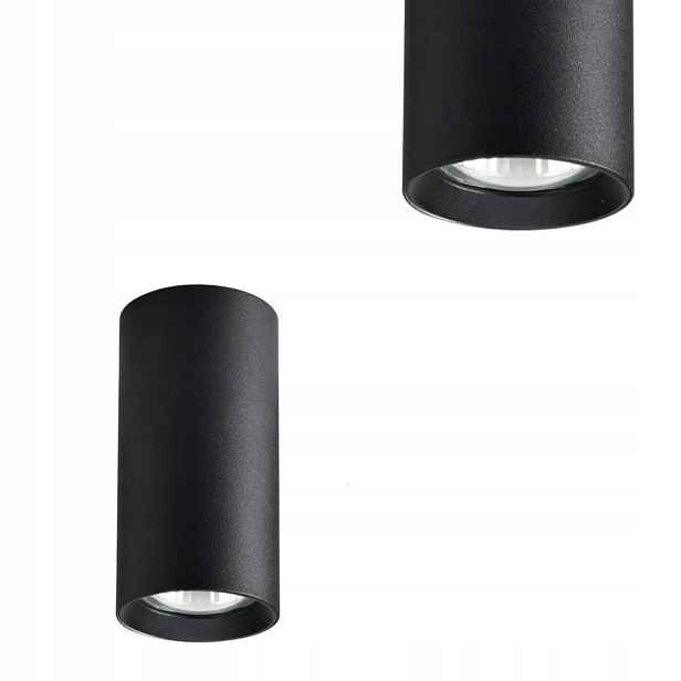 Černá nástěnný spotová lampa Manacor tubka 1xGU10 Light Prestige