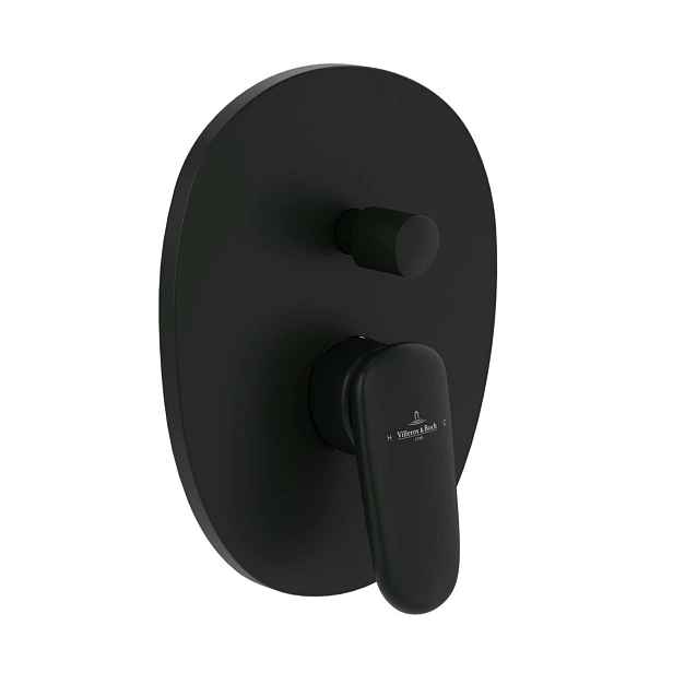 Villeroy & Boch Antao - Baterie pod omítku, pro 2 spotřebiče, matná černá TVT111001000K5