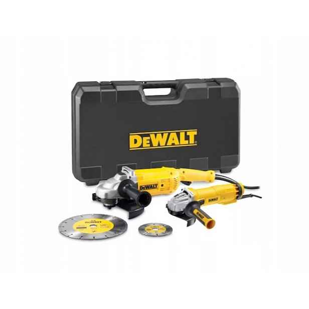 2 úhlové brusky: DWE492 230 mm a DWE4207 125 mm DeWalt [DWE492SDT-QS]