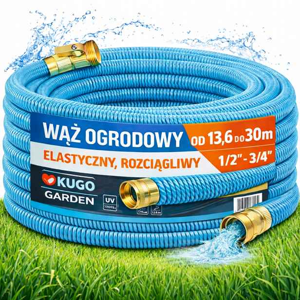 Hadice Flexibilní Roztahovací Premium 30 m 1/2" 3/4" mosazné spojky