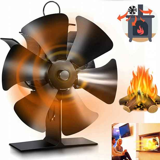 Krbový Ventilátor 6-LOPATKOVÝ Termoelektrický Rozvaděč Tepla
