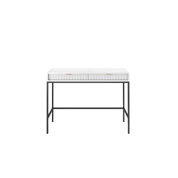 Piaski Toaletní stolek Nova 104 cm bílý/černý