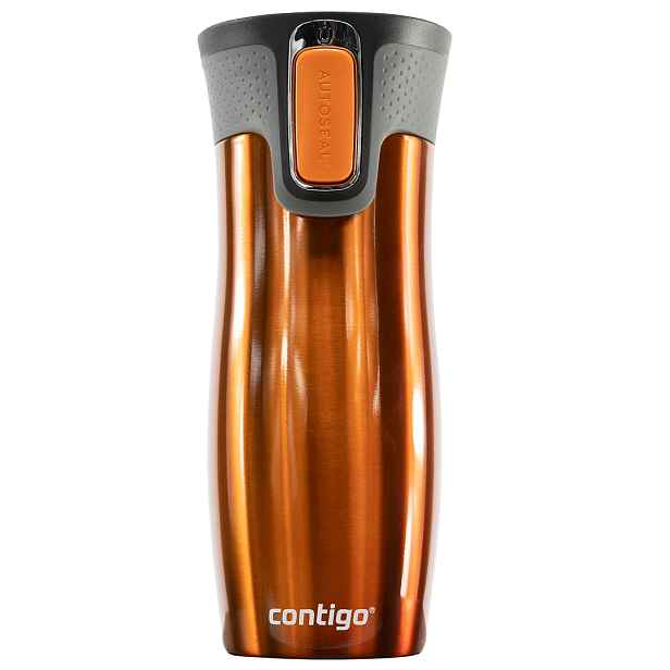 Termohrnek Contigo West Loop 2.0 Vzduchotěsný do auta Orange 470 ml