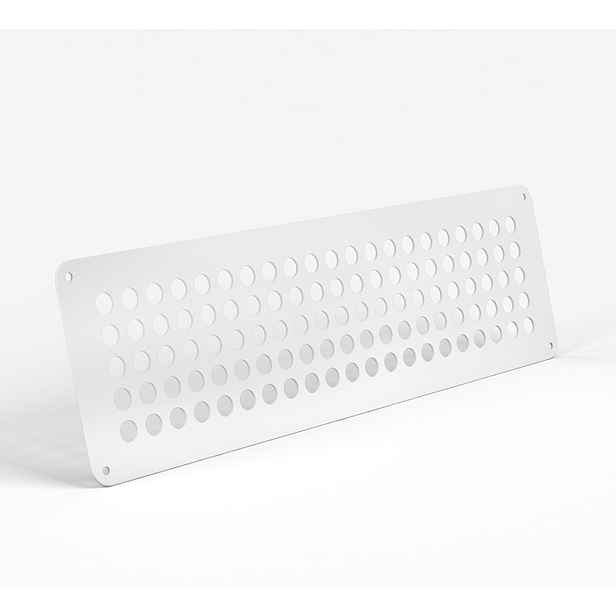 Ventilační Mřížka Kovová pro dveře 46,5 x 14 Bílá
