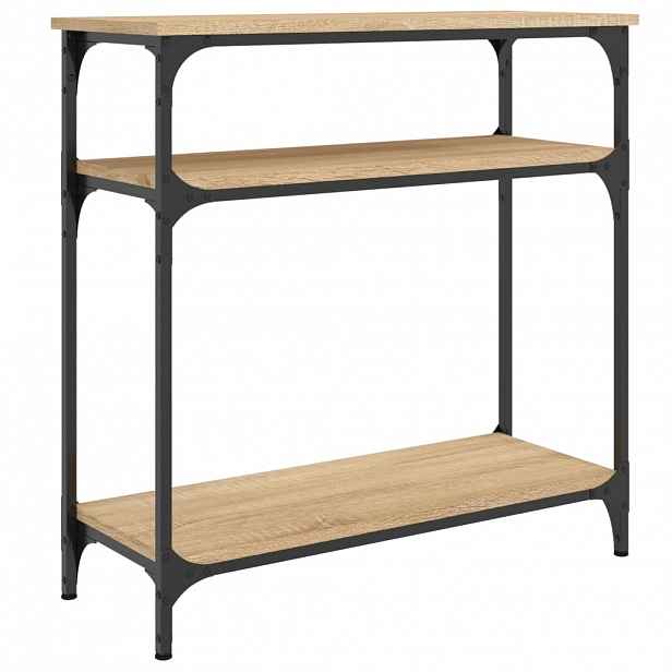 vidaXL Konzolový stolek dub sonoma 75 x 29 x 75 cm kompozitní dřevo