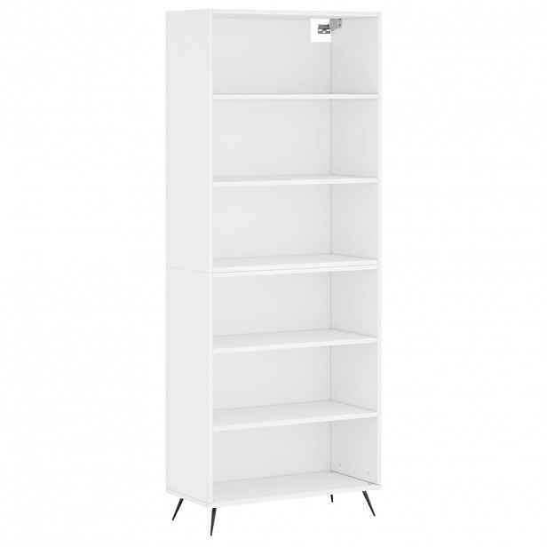 vidaXL Skříň bílá 69,5 x 32,5 x 180 cm kompozitní dřevo