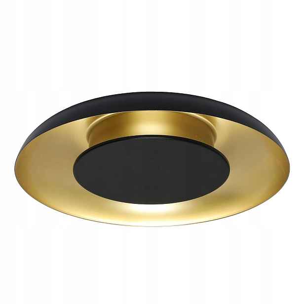 Stropní svítidlo Piattino Černá Zlatá 30W Led 3000K-4000k-6000K