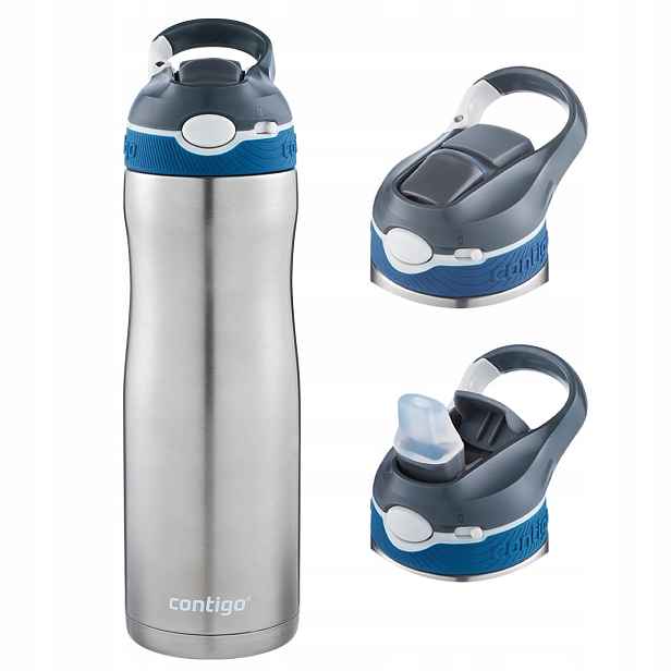 Termoláhev Contigo Ashland Chill Vzduchotěsná Láhev Na Pití Stříbrná 590 ML