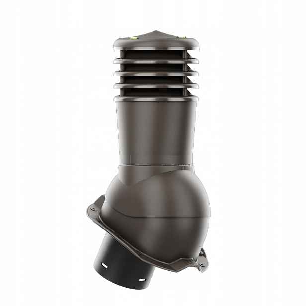 Větrací komín Smartline profil T18 fi 150 mm, nezateplený, tmavě hnědý