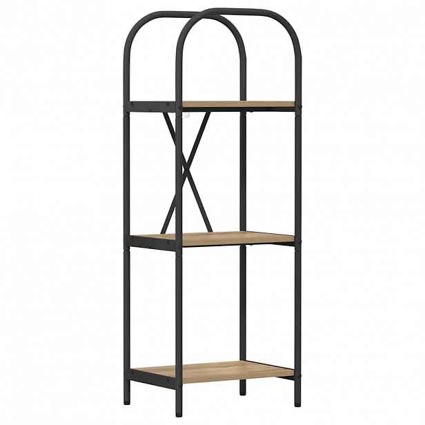 vidaXL Knihovna 3 úrovní 40 x 30 x 109 cm Kompozitní dřevo