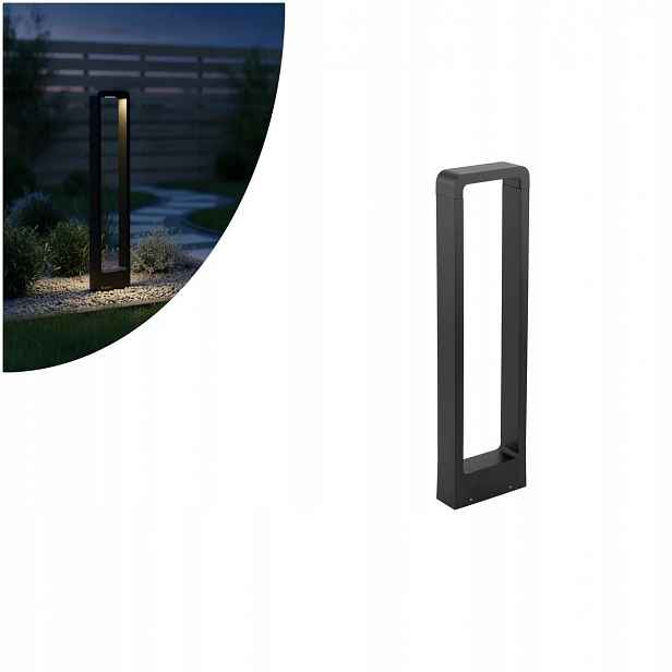 Zahradní sloupek Arius Led terasa černý, moderní osvětlení Tk Lighting