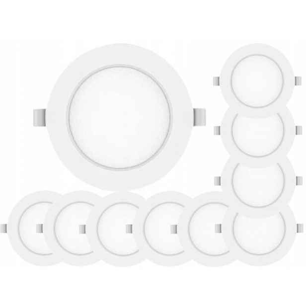 10x Led zapuštěný panel 6W Slim stropní svítidlo pro M-System