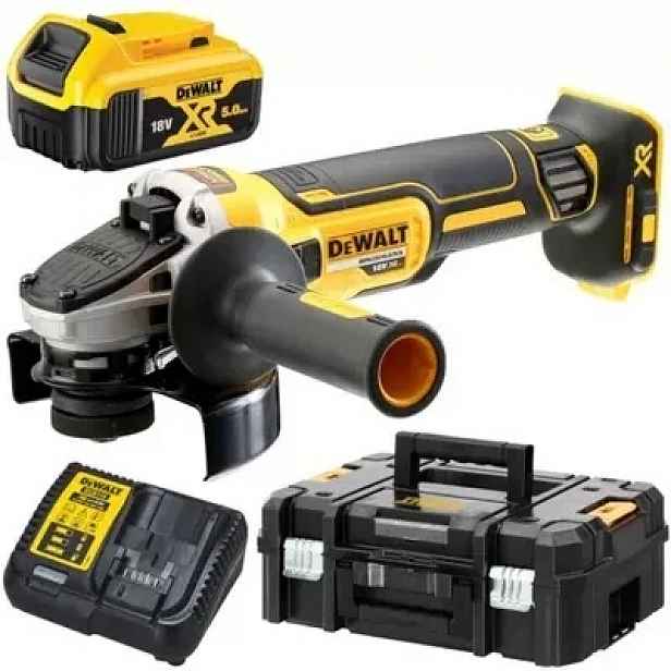DCG405P1 DeWALT Aku Úhlová Bruska 125mm 18V 5,0Ah