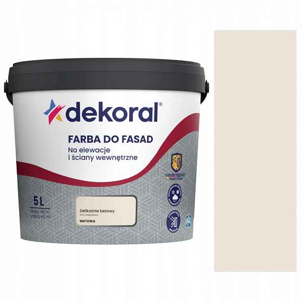 Dekoral Polinit Barva Barva 5L Jemná Béžová