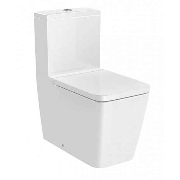 Roca Inspira - WC kombi mísa, Vario odpad, Rimless, bílá A342536000