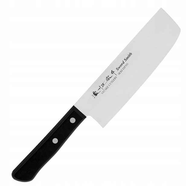 Satake MV Pakka Japonský ostrý Nůž Nakiri sekáček na sekání 56-58 Hrc 16 cm