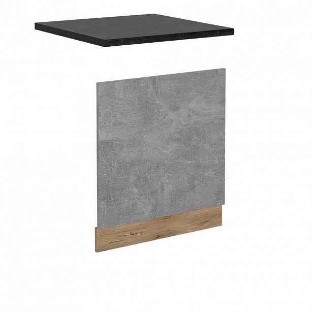 Vicco PŘEDNÍ PANEL R-Line Beton 60 cm , PD Antracit