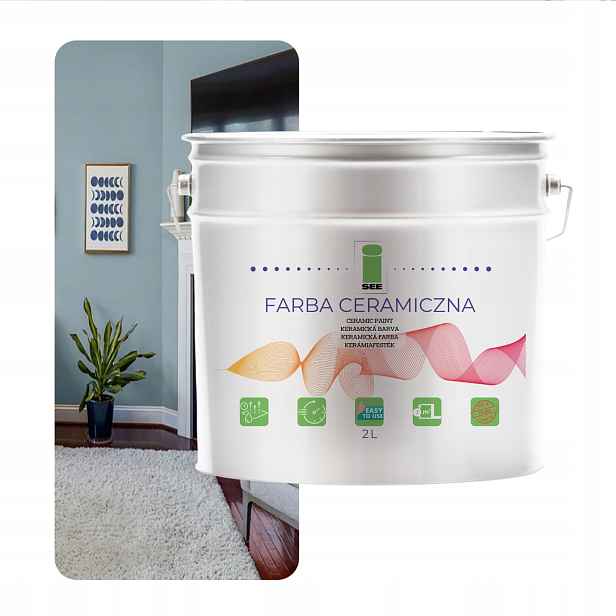 Barva Omyvatelná, Šedá, Tónovaná, 2 L, Odolná Vůči Skvrnám