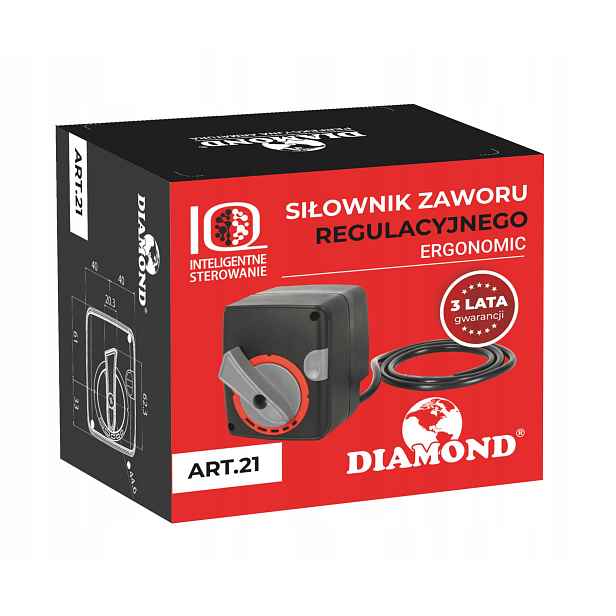 Pohon Regulačního Ventilu Diamond Pro Směšování 3 A 4 Cest