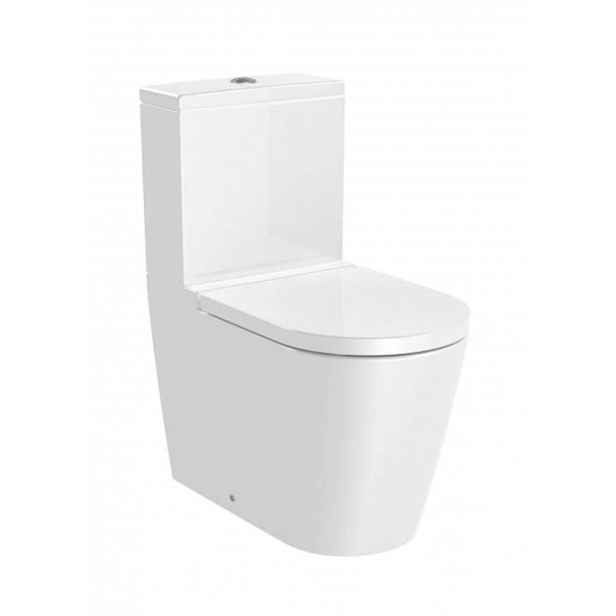 Roca Inspira - WC kombi mísa, Vario odpad, Rimless, bílá A342526000
