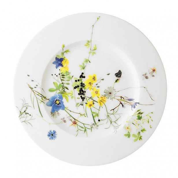 Rosenthal Fleurs des Alpes Omáčníkový podšálek / pečivový talíř, 19 cm