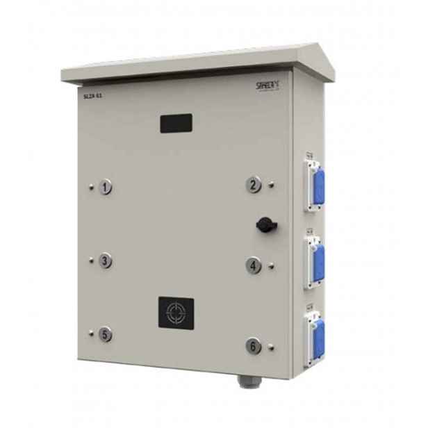 Sanela - Automat pro měření spotřeby elektrické energie, síťové napájení 230 V AC, výstupní napětí 230 V AC, Bluetooth SLZA 61