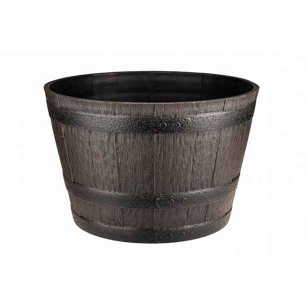Květináč Květináč Barrelbloom 53 CM Tmavě Hnědý