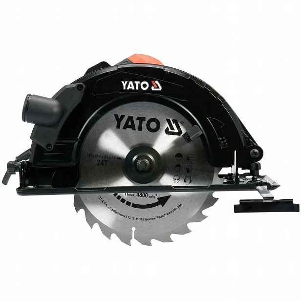 Ruční Kotoučová Pila 2800 W 235 MM, Řezání 85 MM, 4800 Ot/min Yato