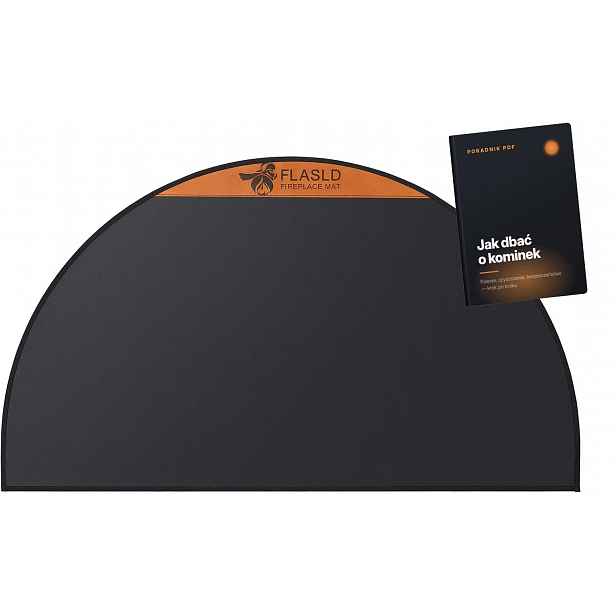 Podložka Pod Krb Ohnivzdorná Koberec Půlkruhová Ochranná Krytka Panelů+ebook