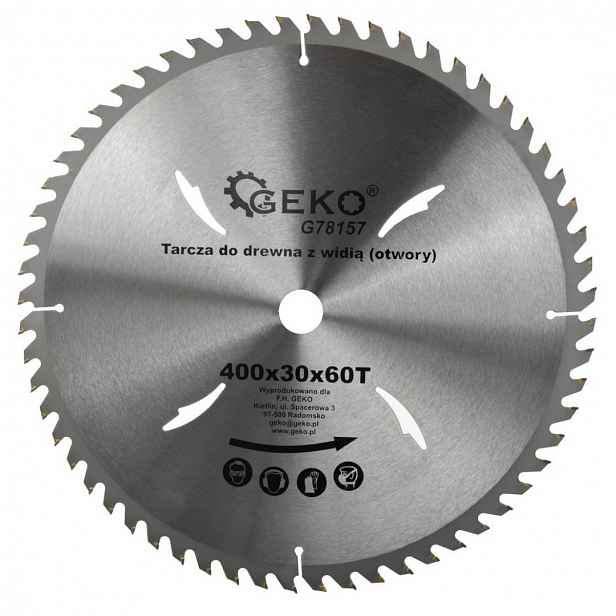 Řezný Kotouč Na Dřevo Pila 400X30 60T S Karbidem
