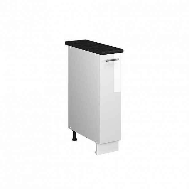 Vicco LÉKÁRNIČKOVÁ SKŘÍŇKA Fame-Line, Bílá vysoký lesk/Bílá, 20 cm, PD Antracit