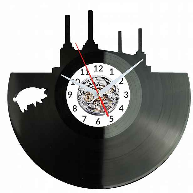 Pink Floyd Vinyl Nástěnné hodiny Dárek Památka pro fanouška Vinylové desky