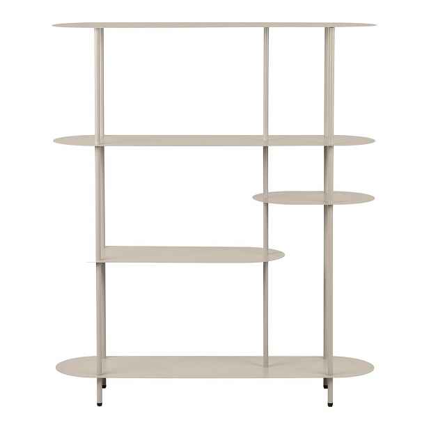Béžový kovový regál 118x139x31 cm Rieti – House Nordic