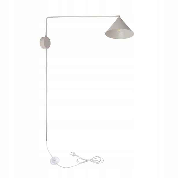 Nástěnná lampa Magic Šedá 135 cm Pohyblivý zdroj E27 Sigma Lighting