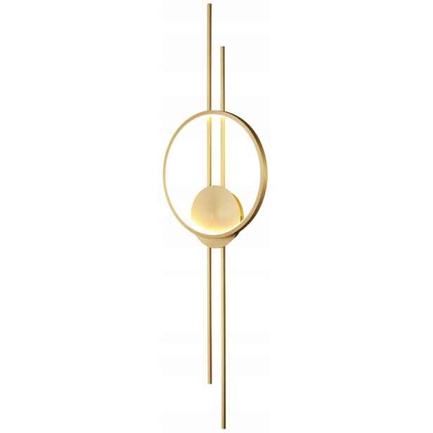 Violin nástěnné svítidlo 100 cm oválné Led 12 W moderní elegantní zlaté