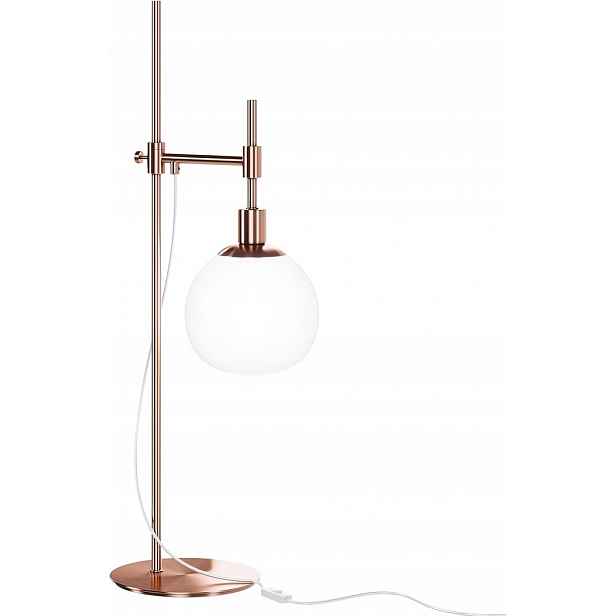 Maytoni elegantní stolní lampa zlatá koule sklo E14 stylová