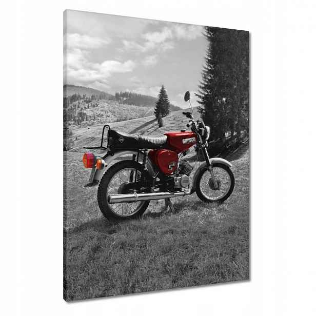 Obrazy 60x80 Červený Simson S51 E