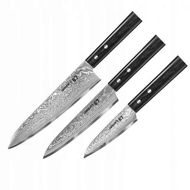 Sada 3 nožů Samura damascus Chef's starter set