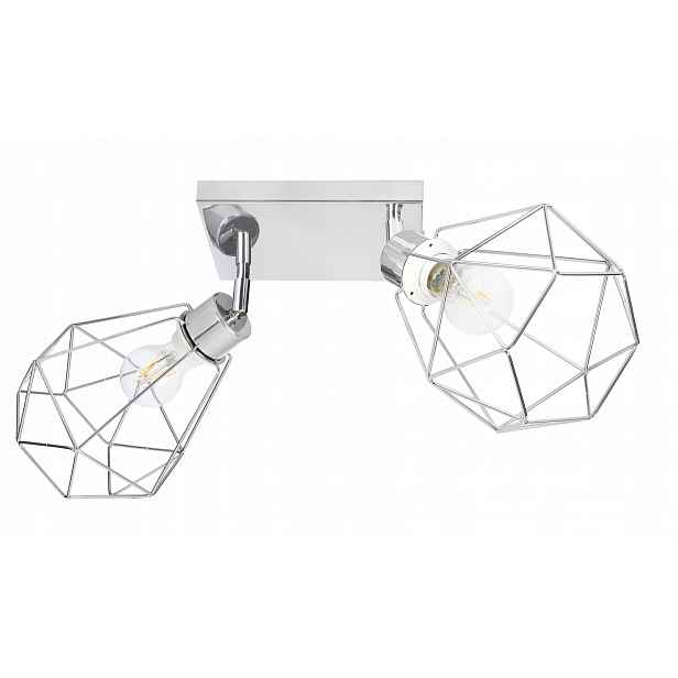 Lampa stropní svítidlo lustr pohyb loft drát diamant chrom