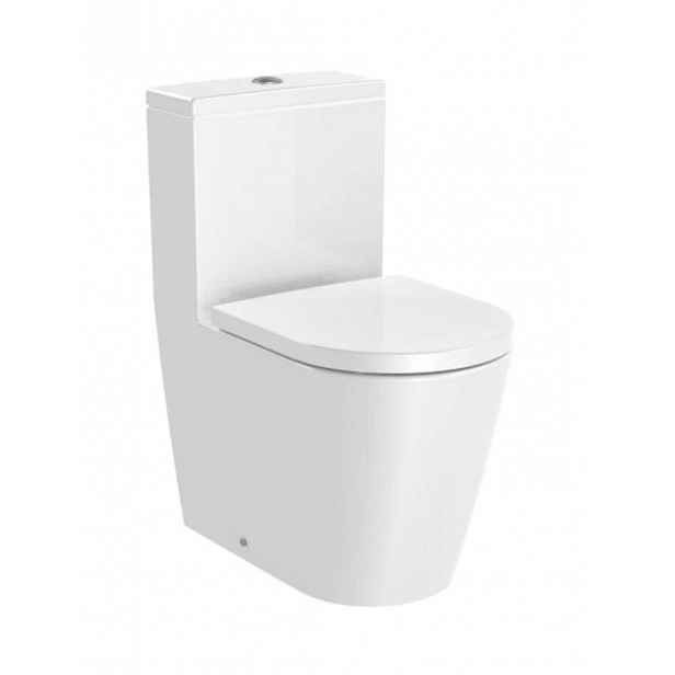 Roca Inspira - WC kombi mísa, Vario odpad, Rimless, bílá A342529000