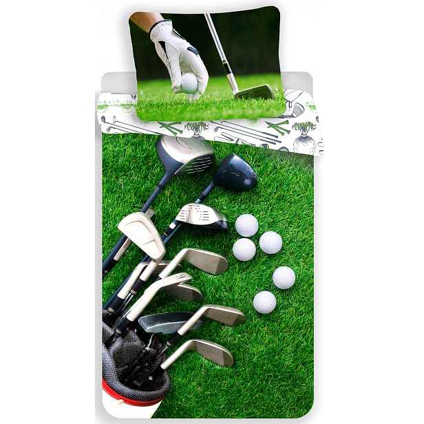 Sportovní Povlečení Golf Tráva Golfové Hole Golfové Hřiště 140x200 100% Bavlna