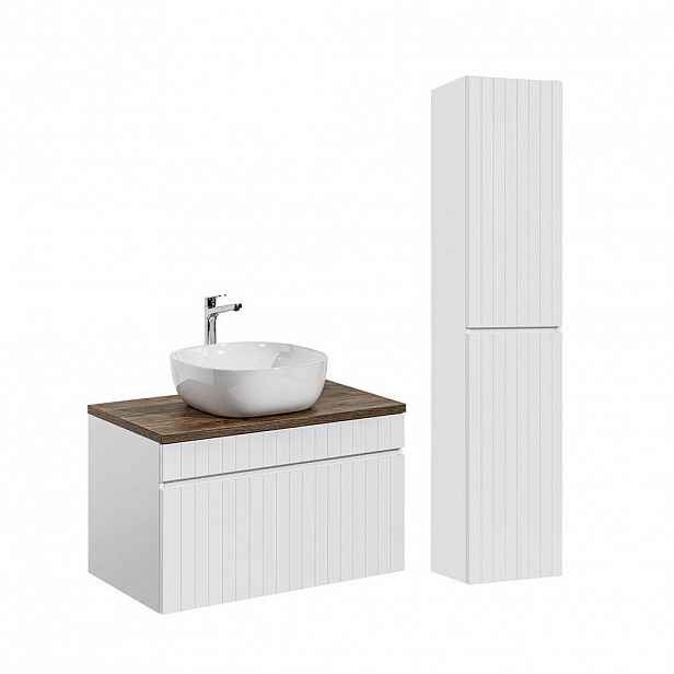 Petits-meubles KOUPELNOVÝ NÁBYTEK 80cm Zelie 2er-Set Bílá